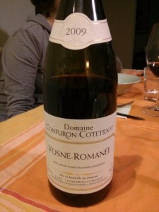 Confuron-Cotetidot - Vosne '09